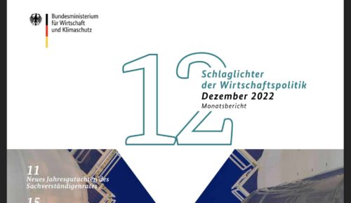 Schlaglichter der Wirtschaftspolitik – Ausgabe Dezember 2022