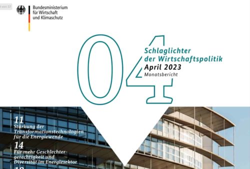 Schlaglichter der Wirtschaftspolitik – Ausgabe April 2023