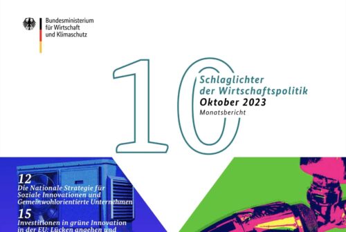 Schlaglichter der Wirtschaftspolitik – Ausgabe Oktober 2023