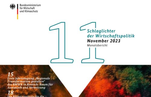 Schlaglichter der Wirtschaftspolitik – Ausgabe November 2023