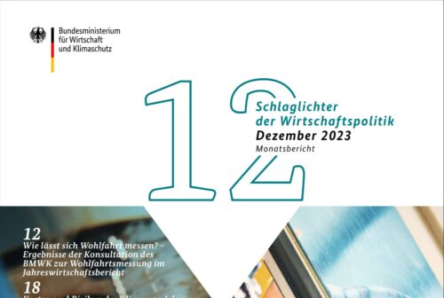 Schlaglichter der Wirtschaftspolitik – Ausgabe Dezember 2023