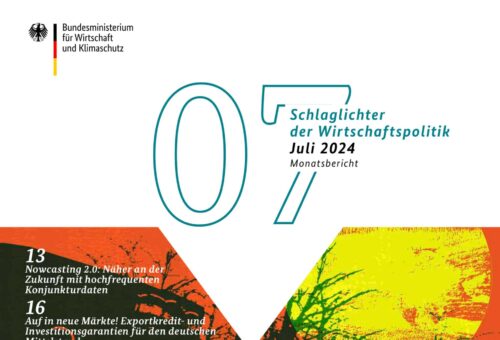 Schlaglichter der Wirtschaftspolitik – Ausgabe Juli 2024