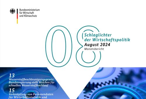 Schlaglichter der Wirtschaftspolitik – Ausgabe August 2024