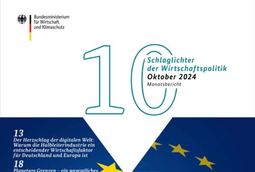 Schlaglichter der Wirtschaftspolitik – Ausgabe Oktober 2024